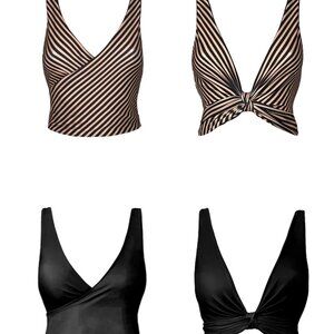 NWT Baiia Valencia Reversible Bikini Wrap Top (4 piece set)